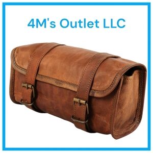 Leather Motorcycle Handlebar Bag